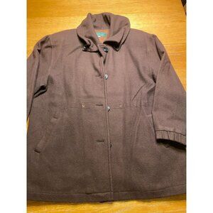 Womens Brown Wool Jacket